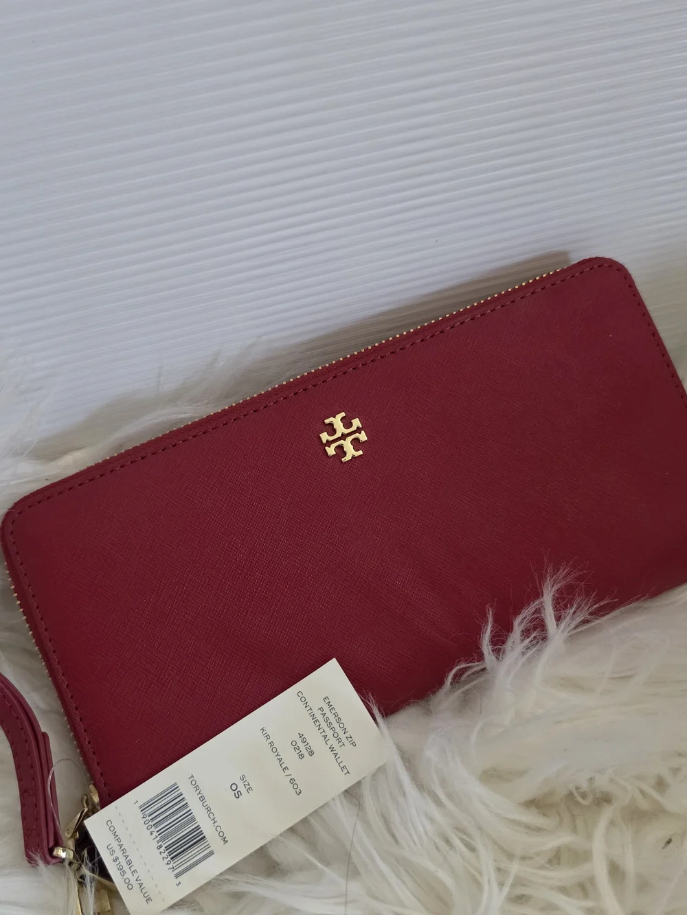 Tory Burch compact zip